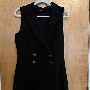 Black Blazer Romper